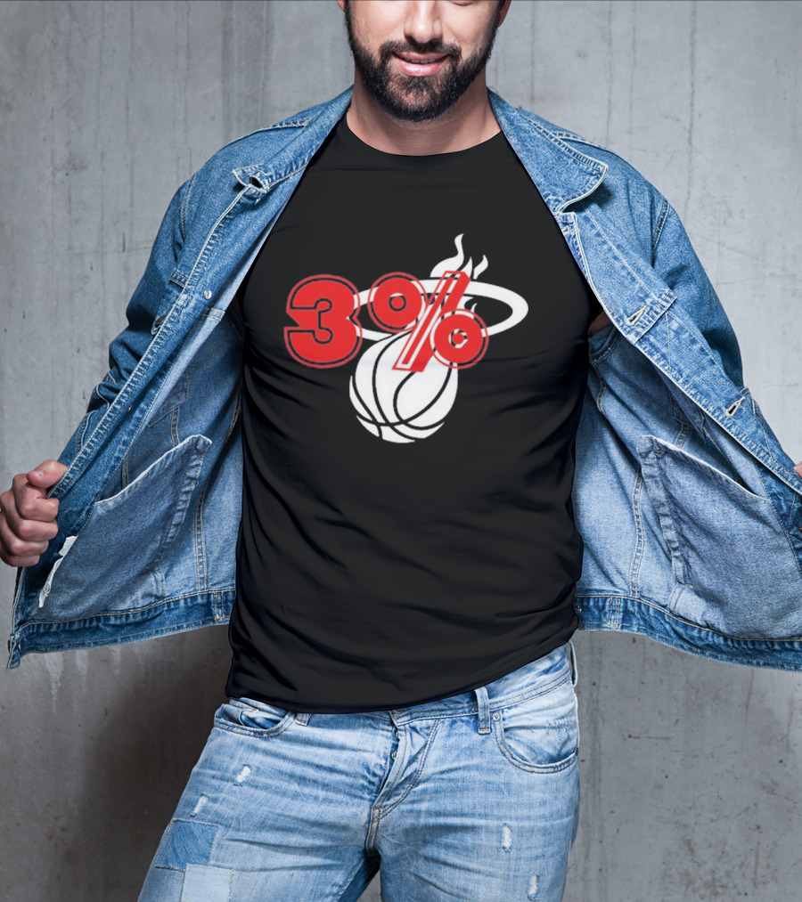 3% Heat Culture Miami Basketball T-Shirt