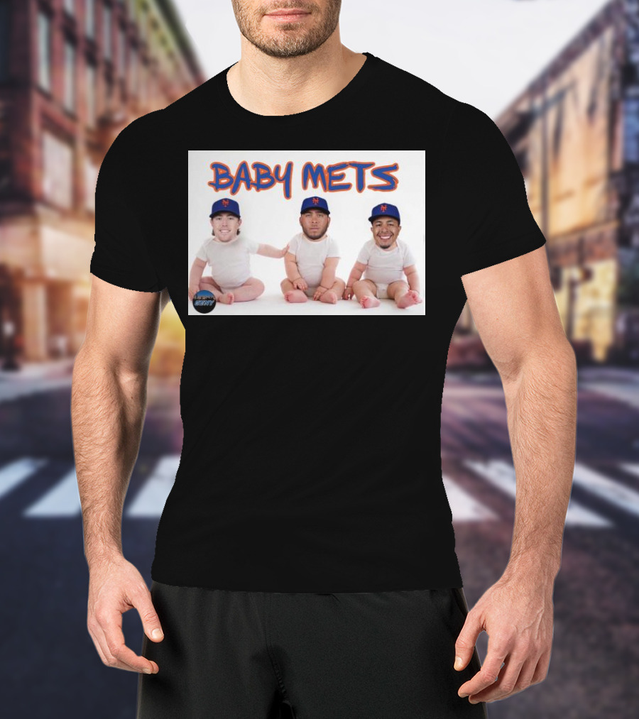 Brett Baty Mark Vientos Francisco Álvarez Baby Mets New York Mets T-Shirt