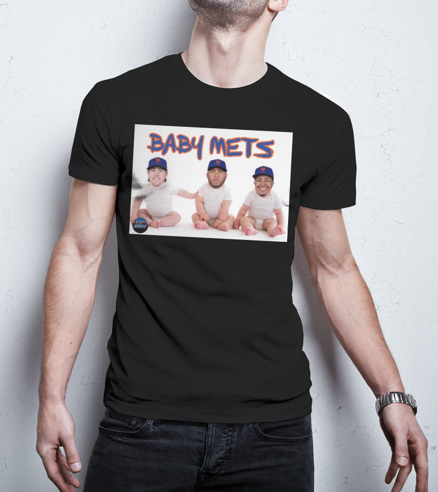 Brett Baty Mark Vientos Francisco Álvarez Baby Mets New York Mets T-Shirt