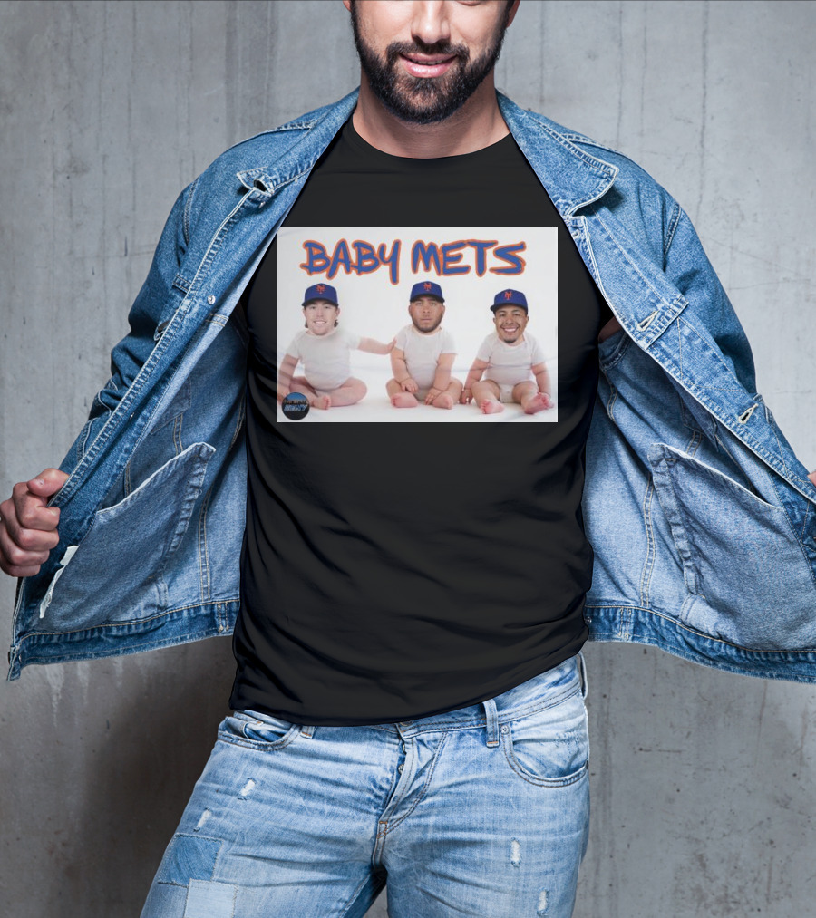 Brett Baty Mark Vientos Francisco Álvarez Baby Mets New York Mets T-Shirt