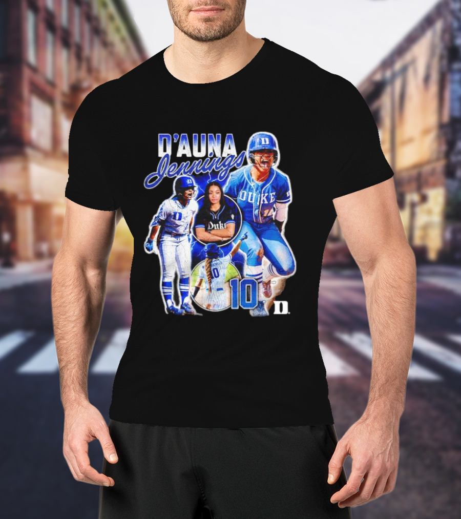 D'auna Jennings Duke Softball 10 T-Shirt