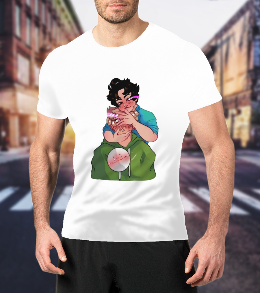 DNF Cartoon Dream SMP Fanart Hoodie Boys Hugging T-Shirt