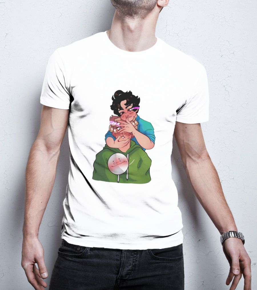 DNF Cartoon Dream SMP Fanart Hoodie Boys Hugging T-Shirt