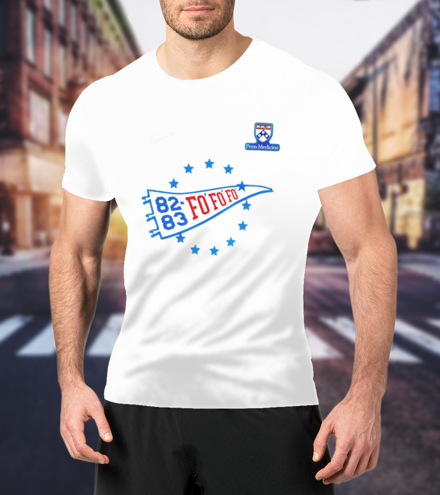James Harden Philadelphia 76ers 82 83 Fo Fo Fo Penn Medicine T-Shirt