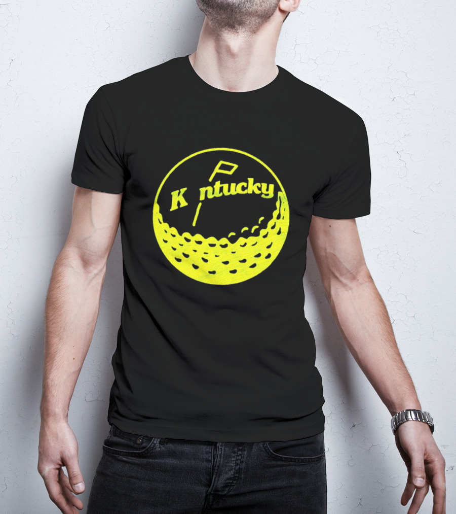 Kentucky Golf Ball Logo With Retro T-Shirt