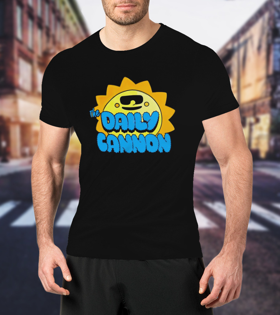 The Daily Cannon Sunburst Smile Emblem T-Shirt