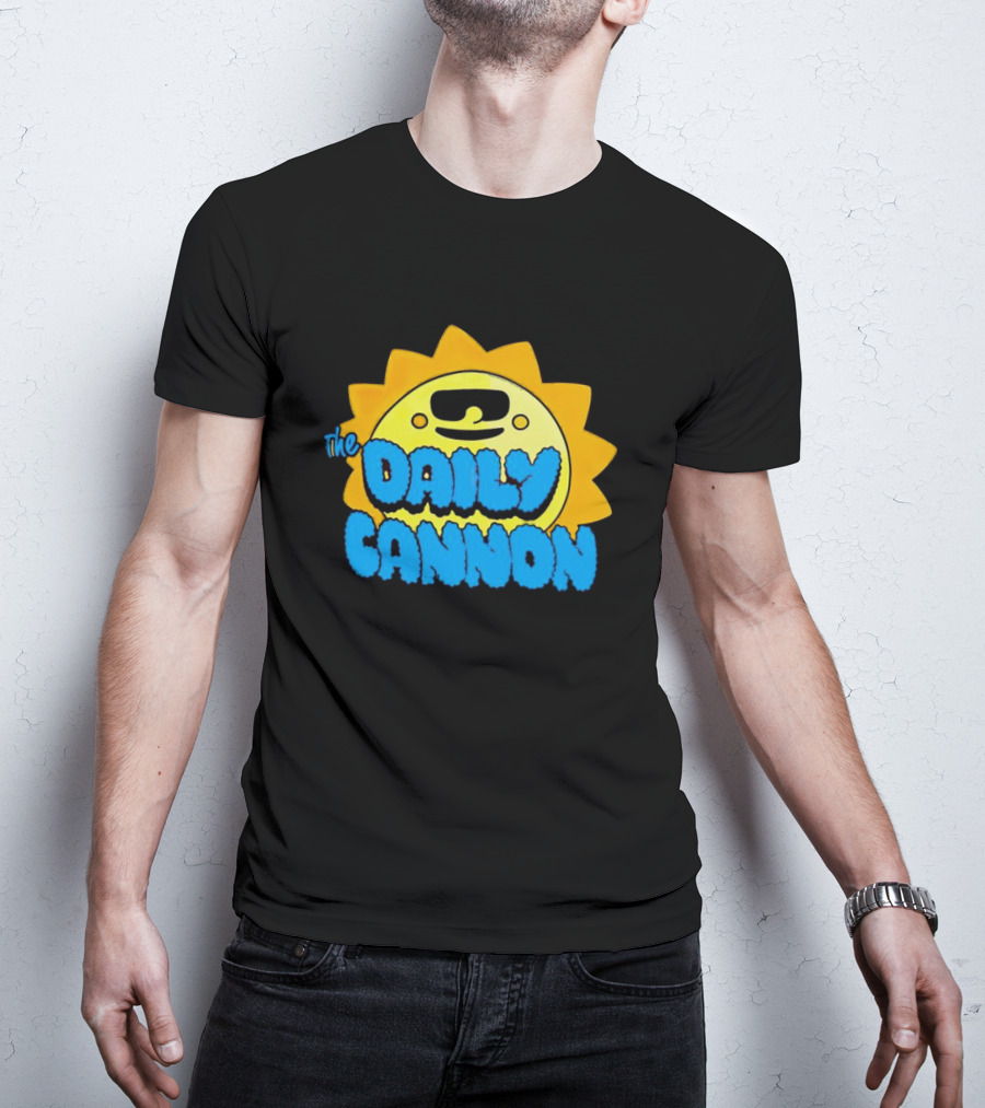 The Daily Cannon Sunburst Smile Emblem T-Shirt