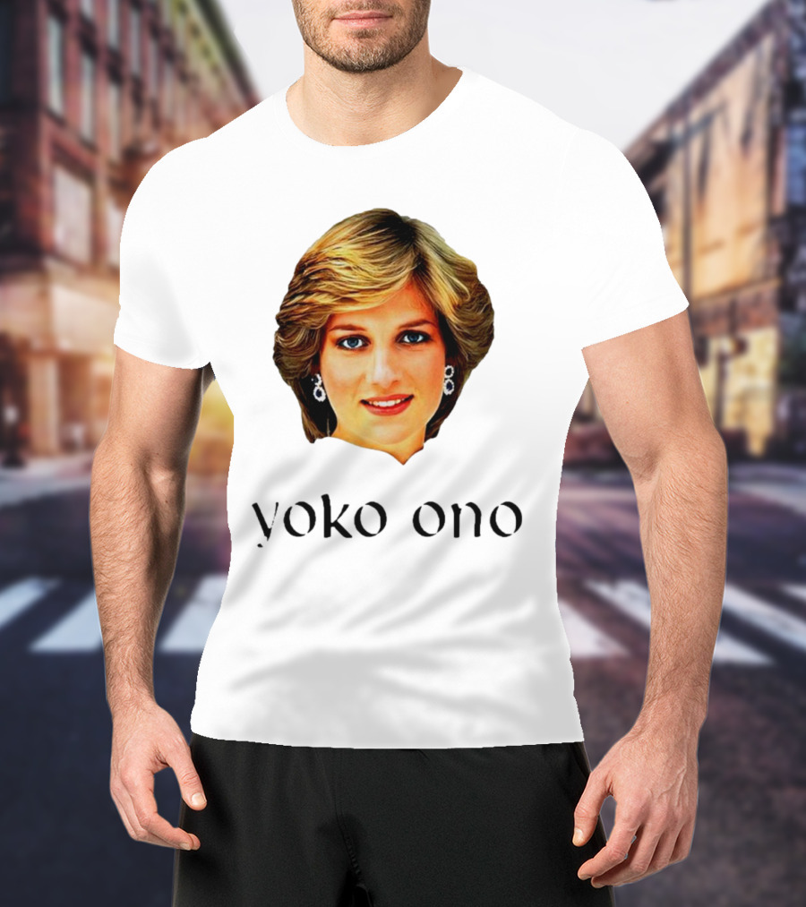 Yoko Ono Diana Iconic Style Fusion T-Shirt