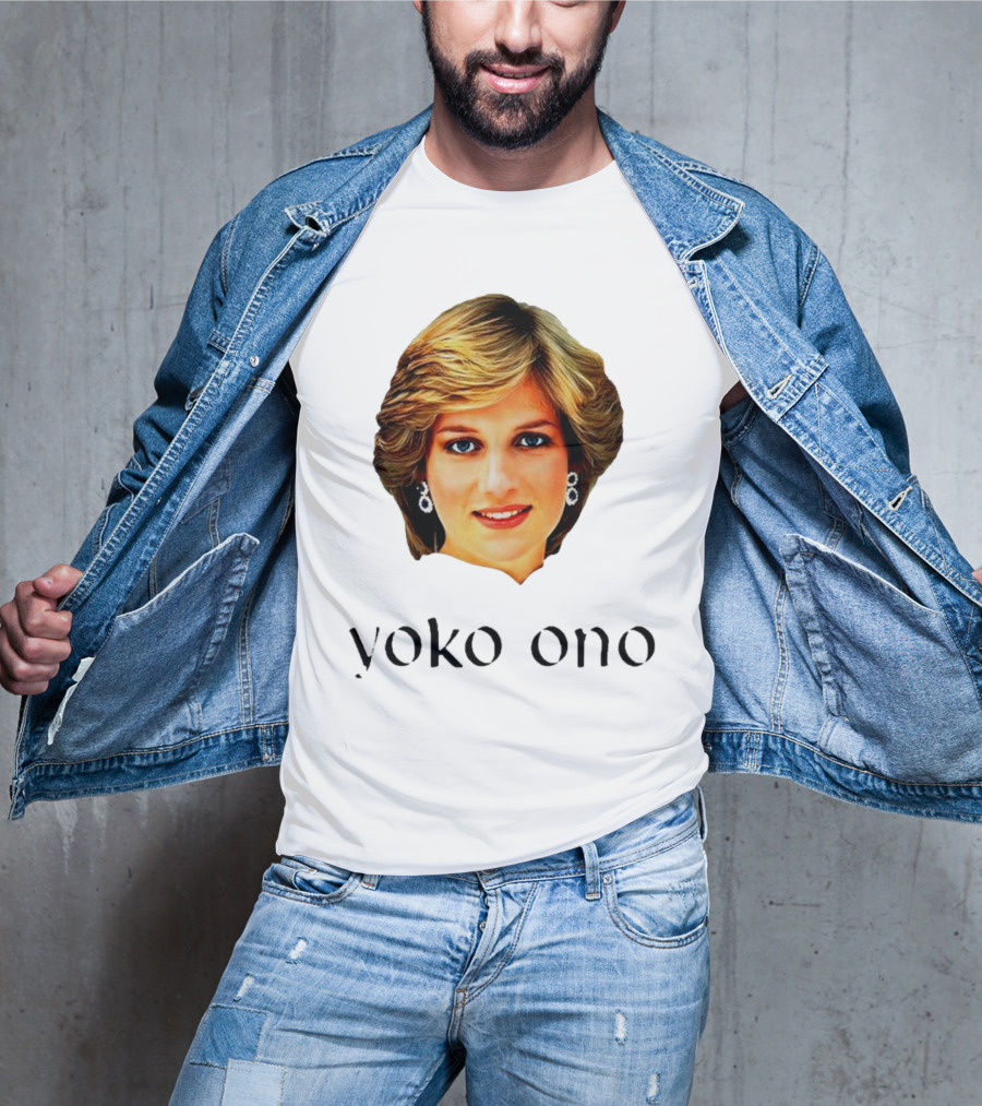 Yoko Ono Diana Iconic Style Fusion T-Shirt