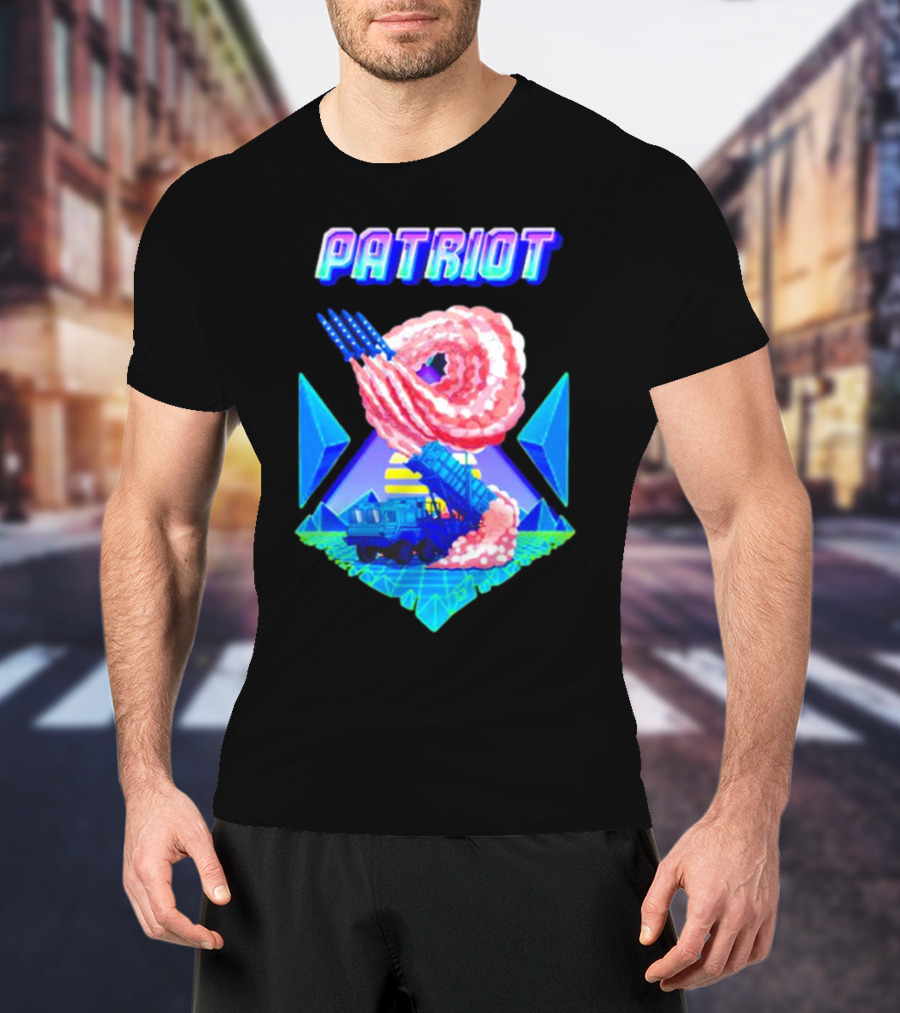 Patriot Retro Futuristic Missile Launcher T-Shirt