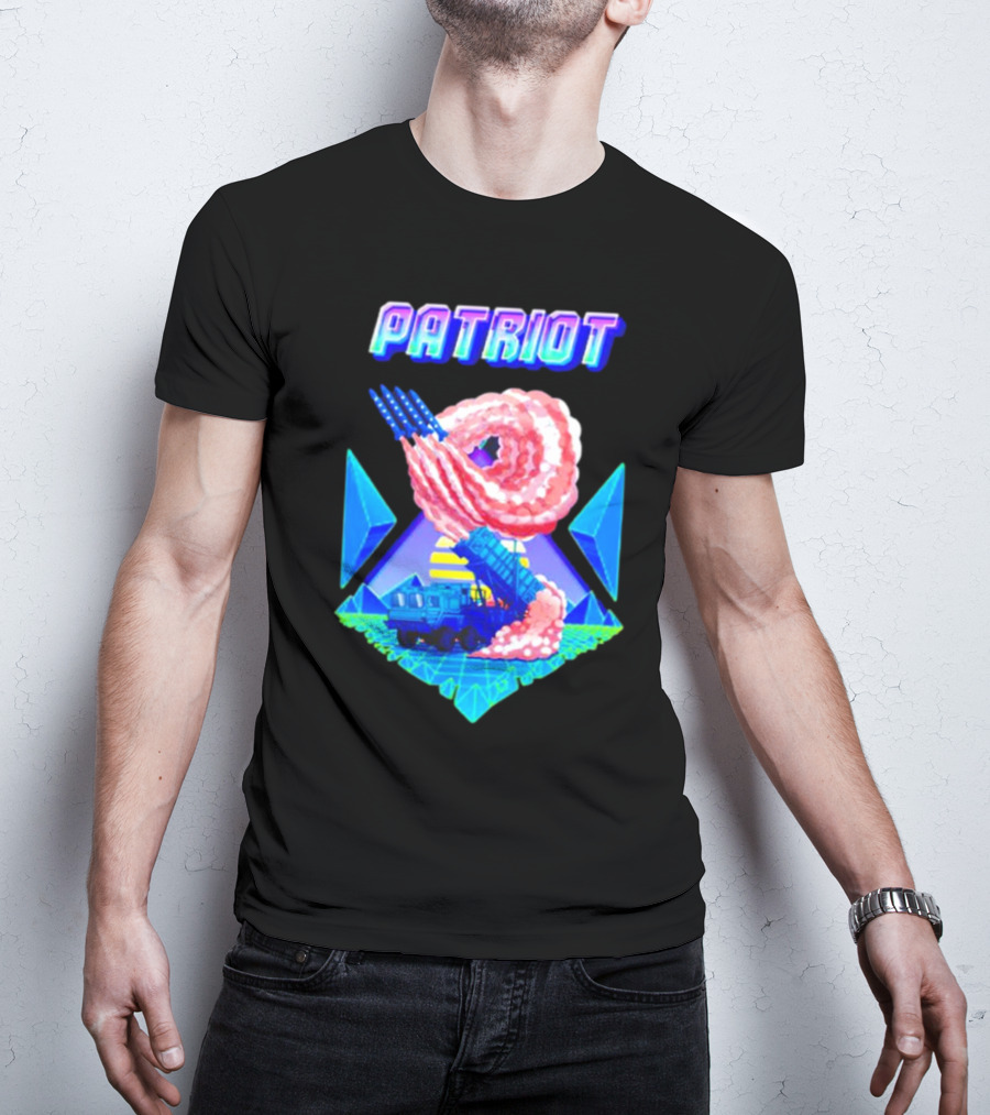 Patriot Retro Futuristic Missile Launcher T-Shirt