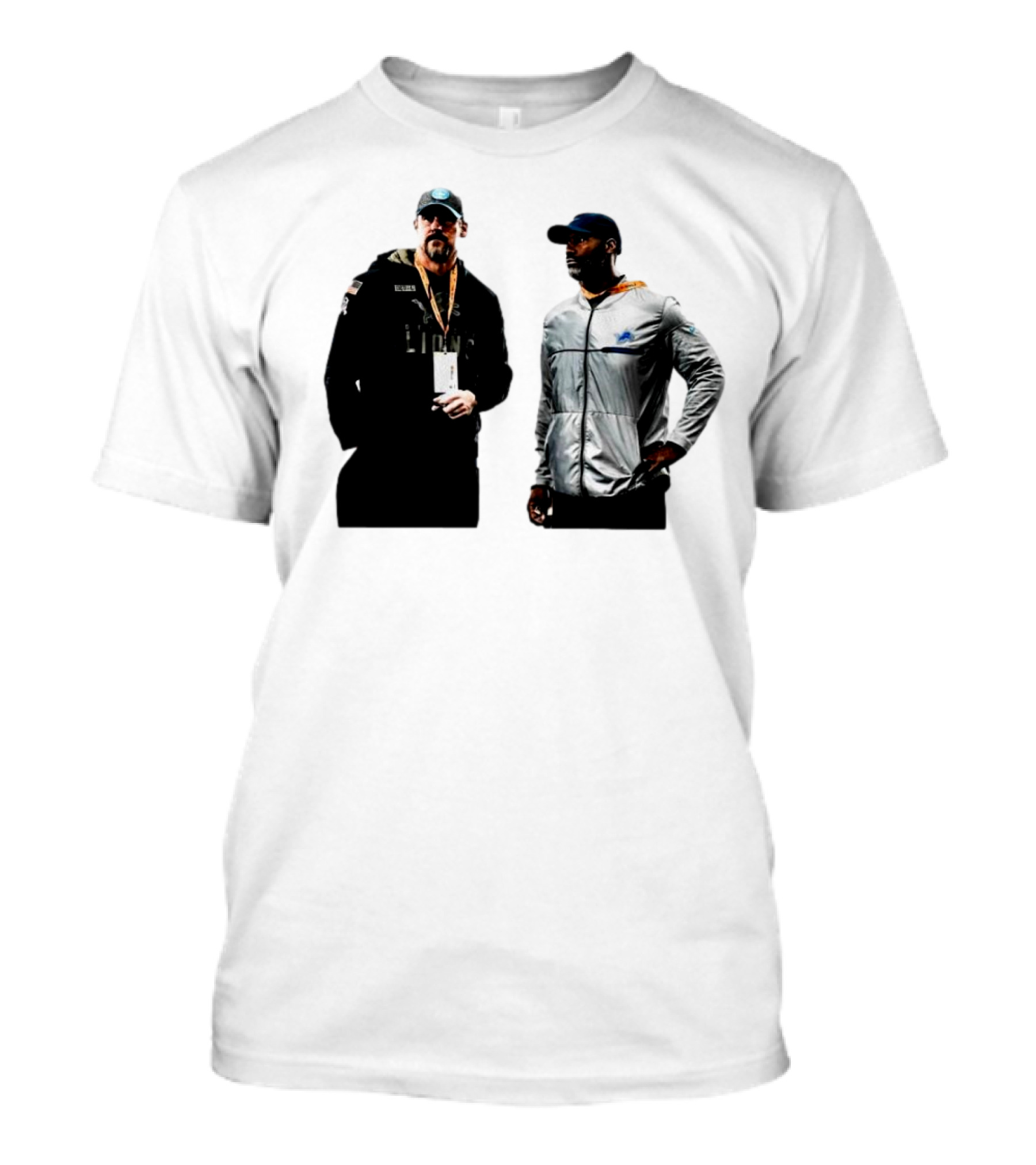 Brad Holmes Dan Campbell Detroit Lions Coaches NFL Football T-Shirt