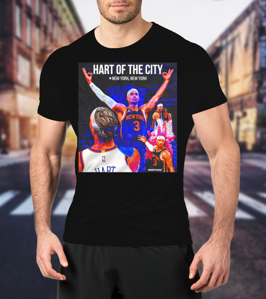 Hart Of The City New York Knicks Josh Hart Basketball NYC T-Shirt