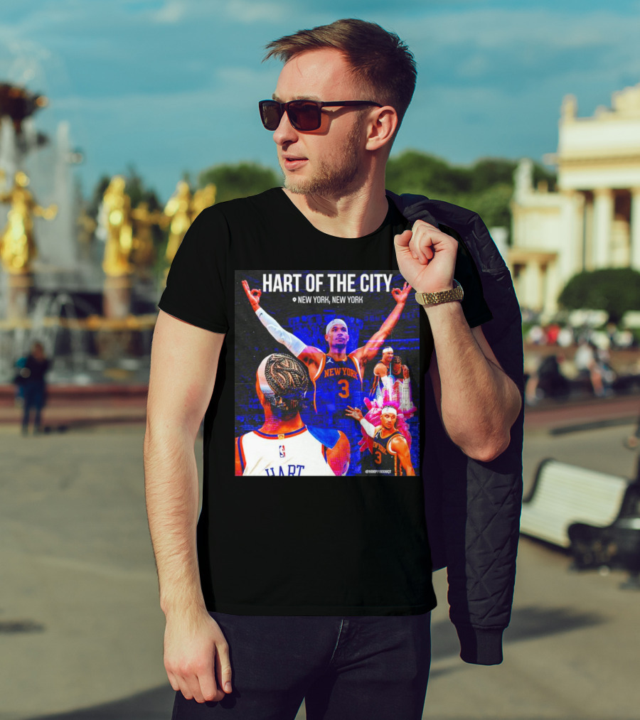 Hart Of The City New York Knicks Josh Hart Basketball NYC T-Shirt