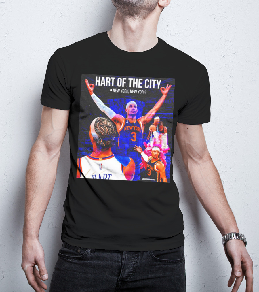 Hart Of The City New York Knicks Josh Hart Basketball NYC T-Shirt