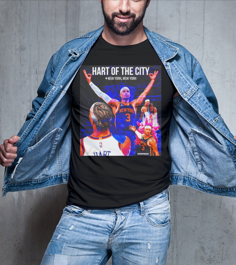 Hart Of The City New York Knicks Josh Hart Basketball NYC T-Shirt