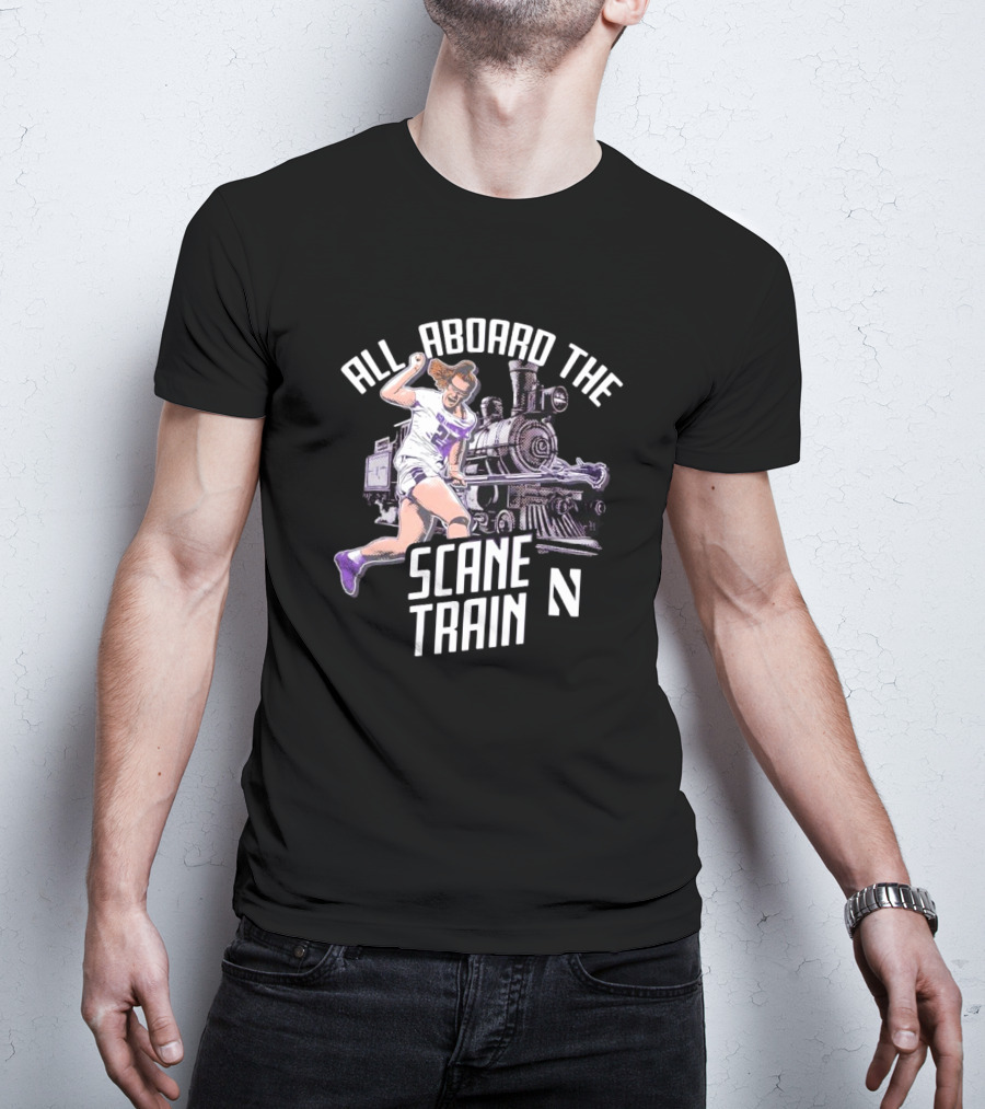 All Aboard The Izzy Scane Scane Train T-Shirt