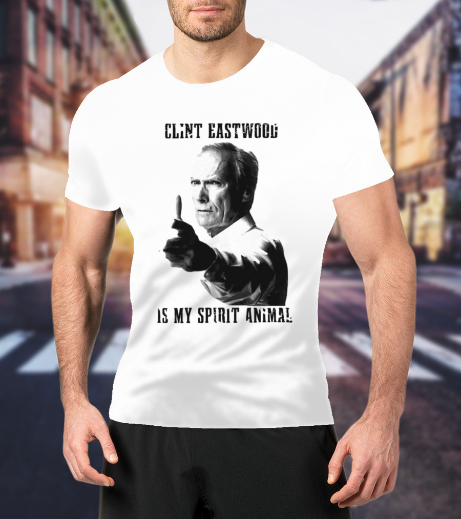 Clint Eastwood Is My Spirit Animal Image T-Shirt