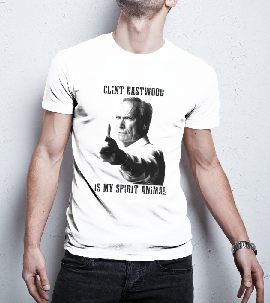 Clint Eastwood Is My Spirit Animal Image T-Shirt