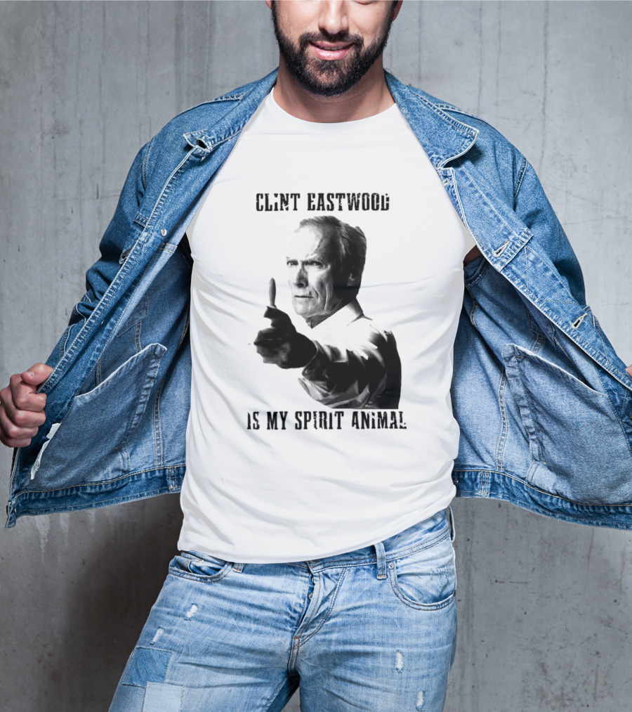 Clint Eastwood Is My Spirit Animal Image T-Shirt