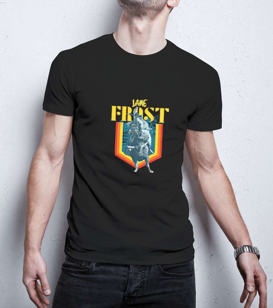 Lane Frost Bull Riding Retro Rodeo T-Shirt