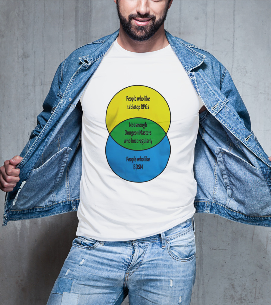 People Who Like Tabletop RPGs Not Enough Dungeon Masters Who Host Regularly People Who Like BDSM T-Shirt