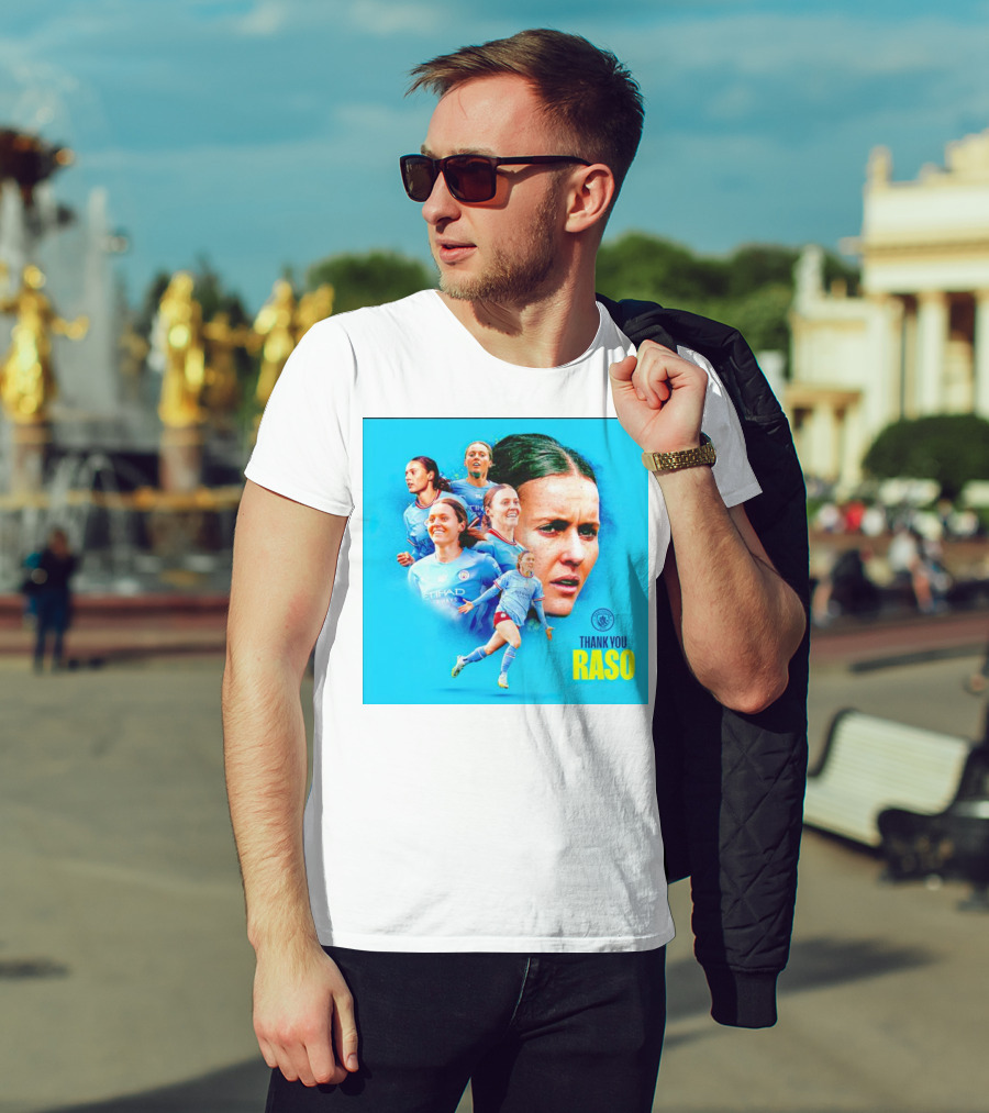 Thank You Raso Hayley Manchester City Etihad T-Shirt