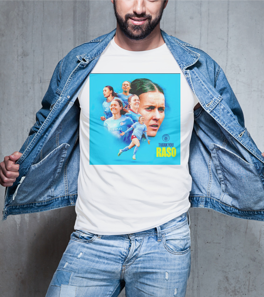 Thank You Raso Hayley Manchester City Etihad T-Shirt