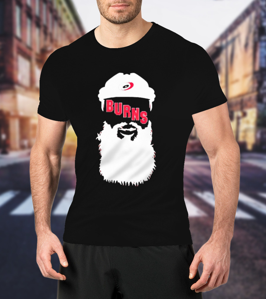 Carolina Hurricanes Brent Burns Hockey Bearded T-Shirt
