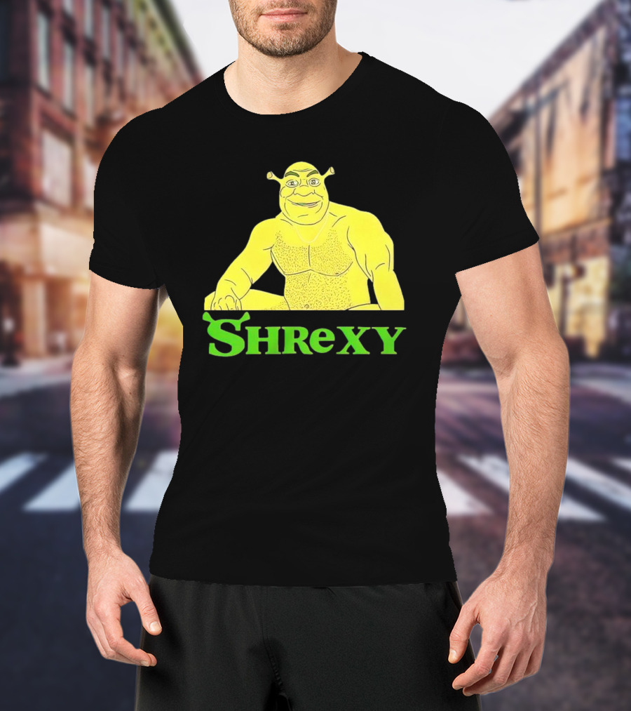 Shrek Shrexy Funny Ogre Meme T-Shirt