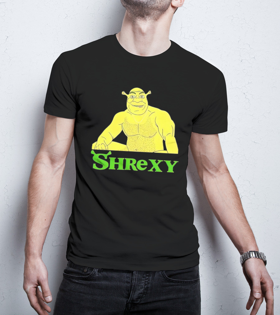Shrek Shrexy Funny Ogre Meme T-Shirt