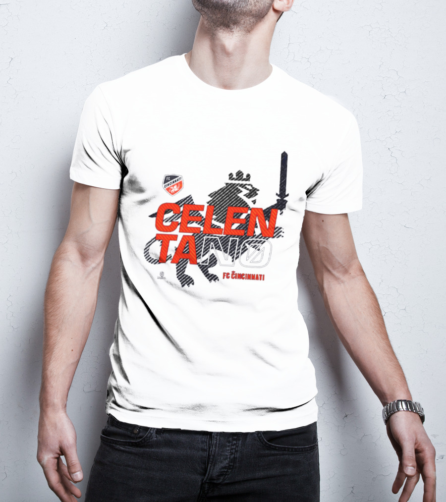 Celentano FC Cincinnati Lion Shield T-Shirt