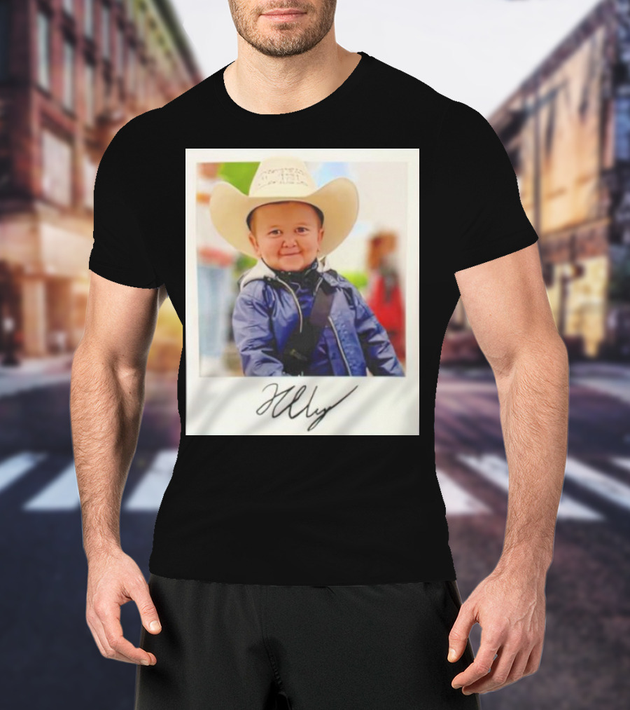 Hasbulla Magomedov Cowboy Polaroid Signature Image T-Shirt