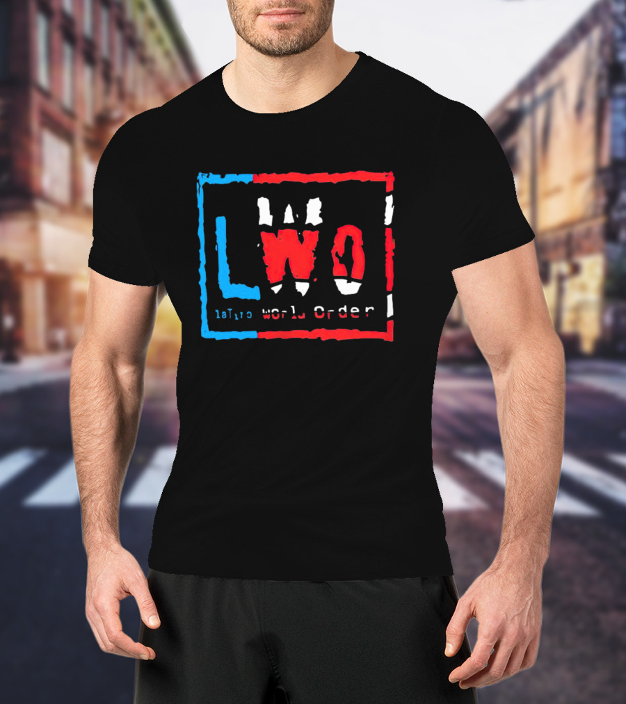 LWO Latino World Order Red White Blue Iconic T-Shirt