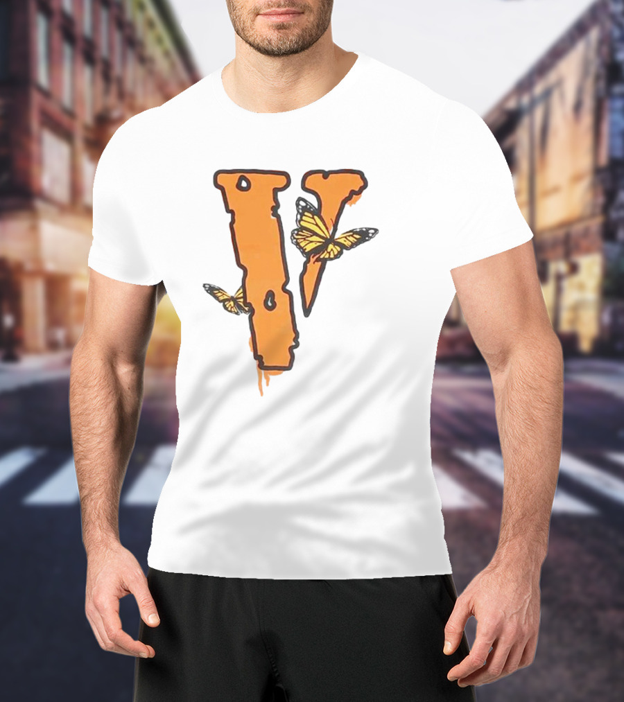 Legends Never Die Vlone Butterfly Logo V T-Shirt
