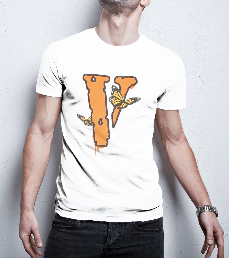 Legends Never Die Vlone Butterfly Logo V T-Shirt