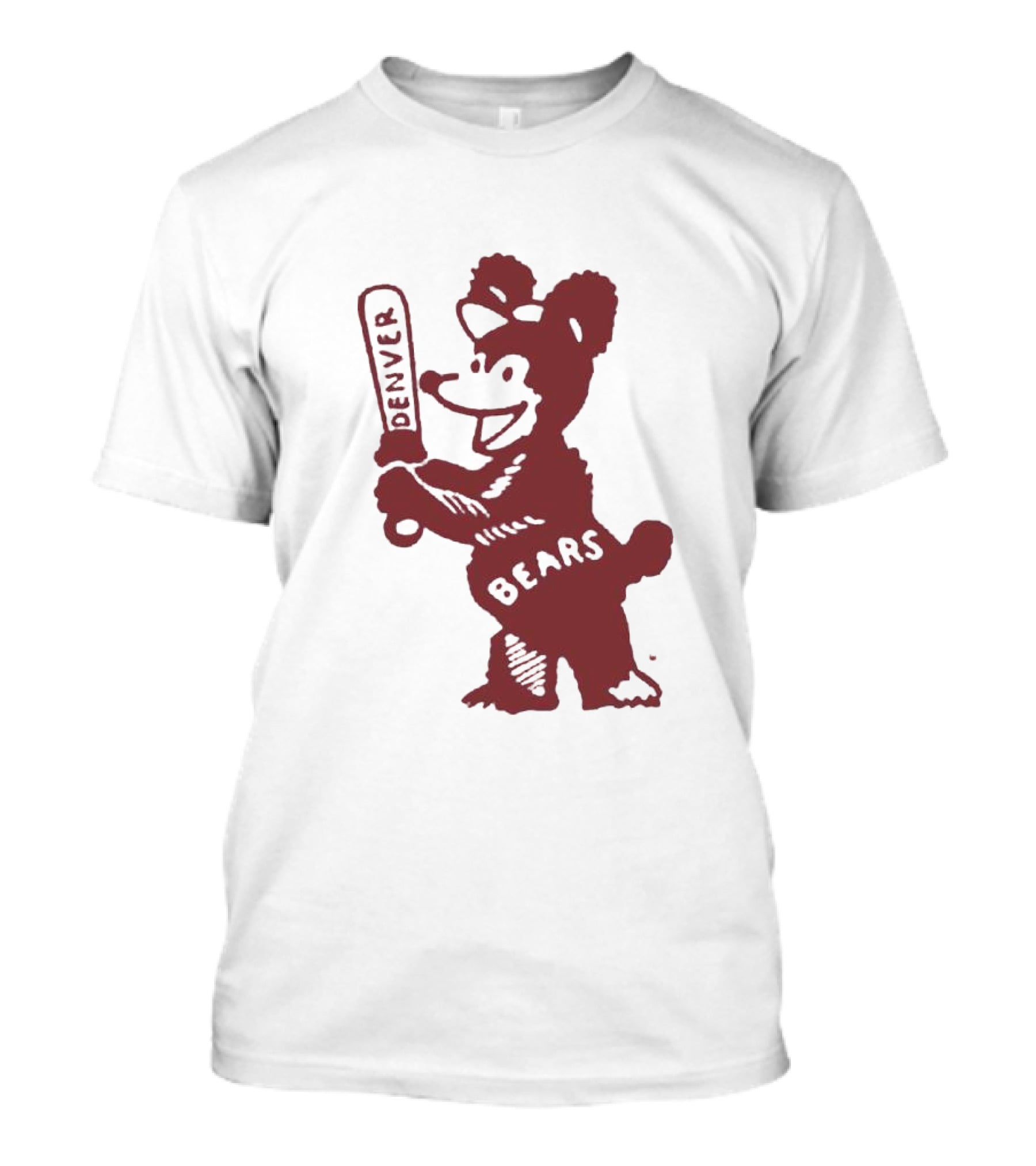 Denver Bears Vintage Colorado Rockies Baseball Mascot T-Shirt