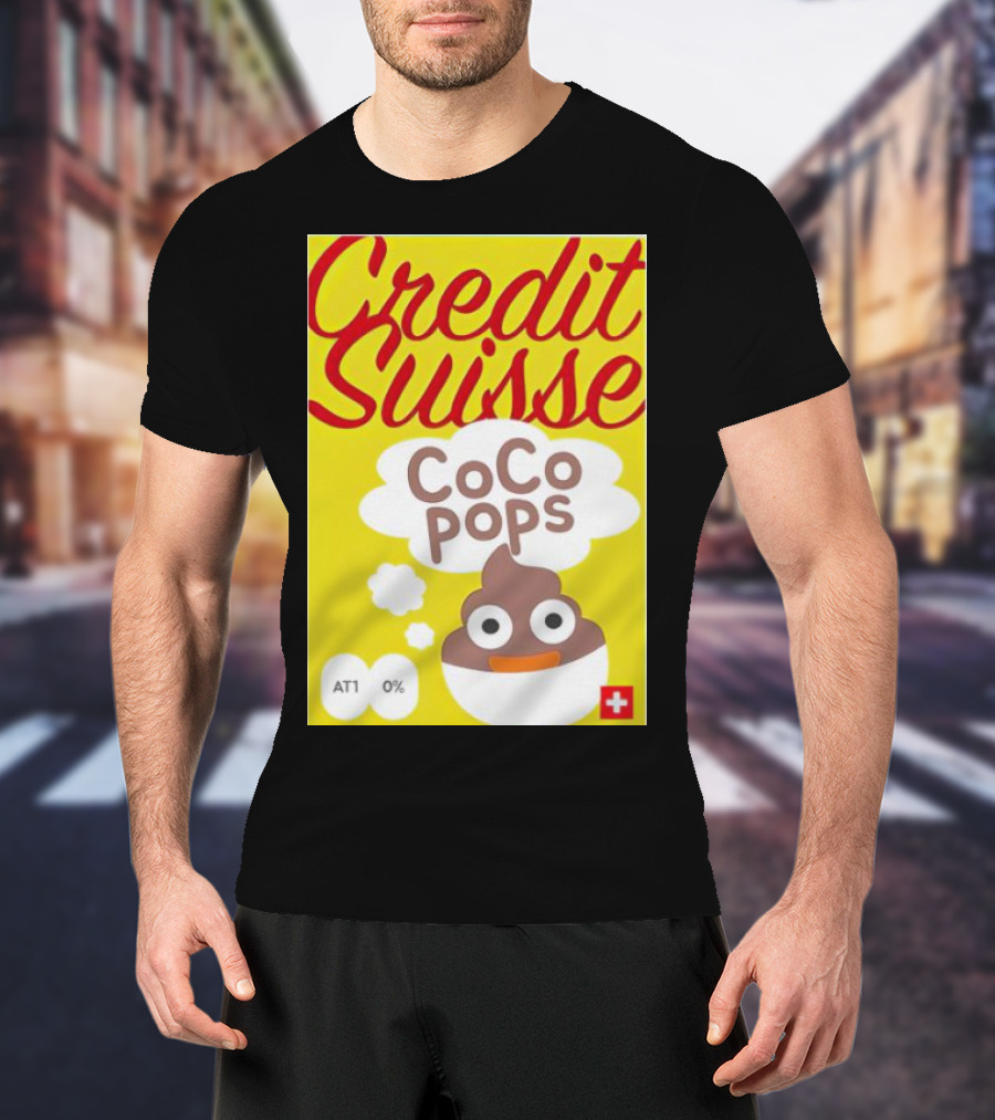 Credit Suisse CoCo Pops Parody Box AT1 0% T-Shirt