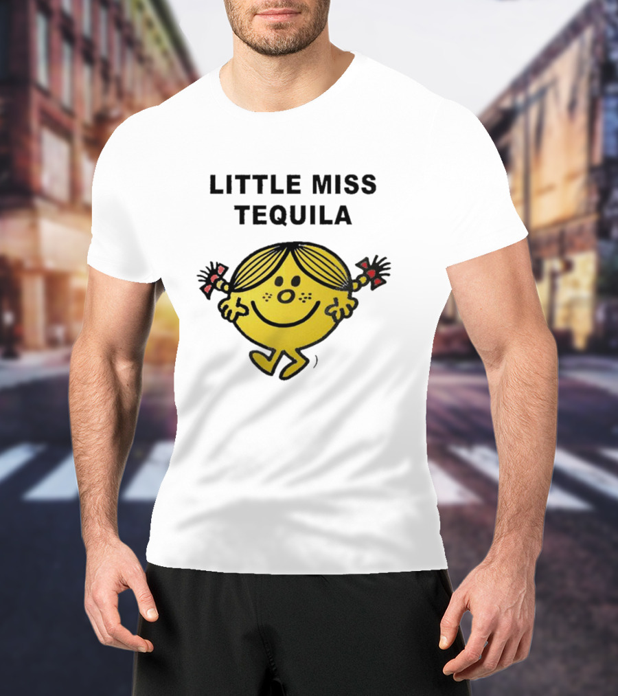 Little Miss Tequila Fun Character T-Shirt