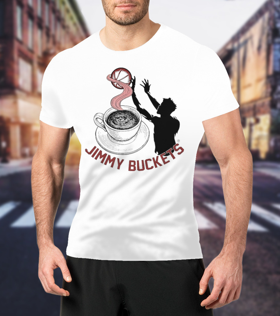 Miami Heat Jimmy Buckets Coffee Basketball T-Shirt