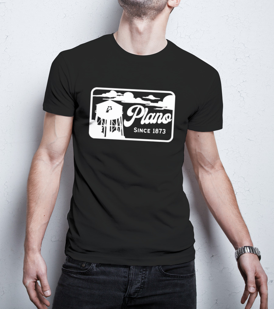 Plano Since 1873 Water Tower T-Shirt