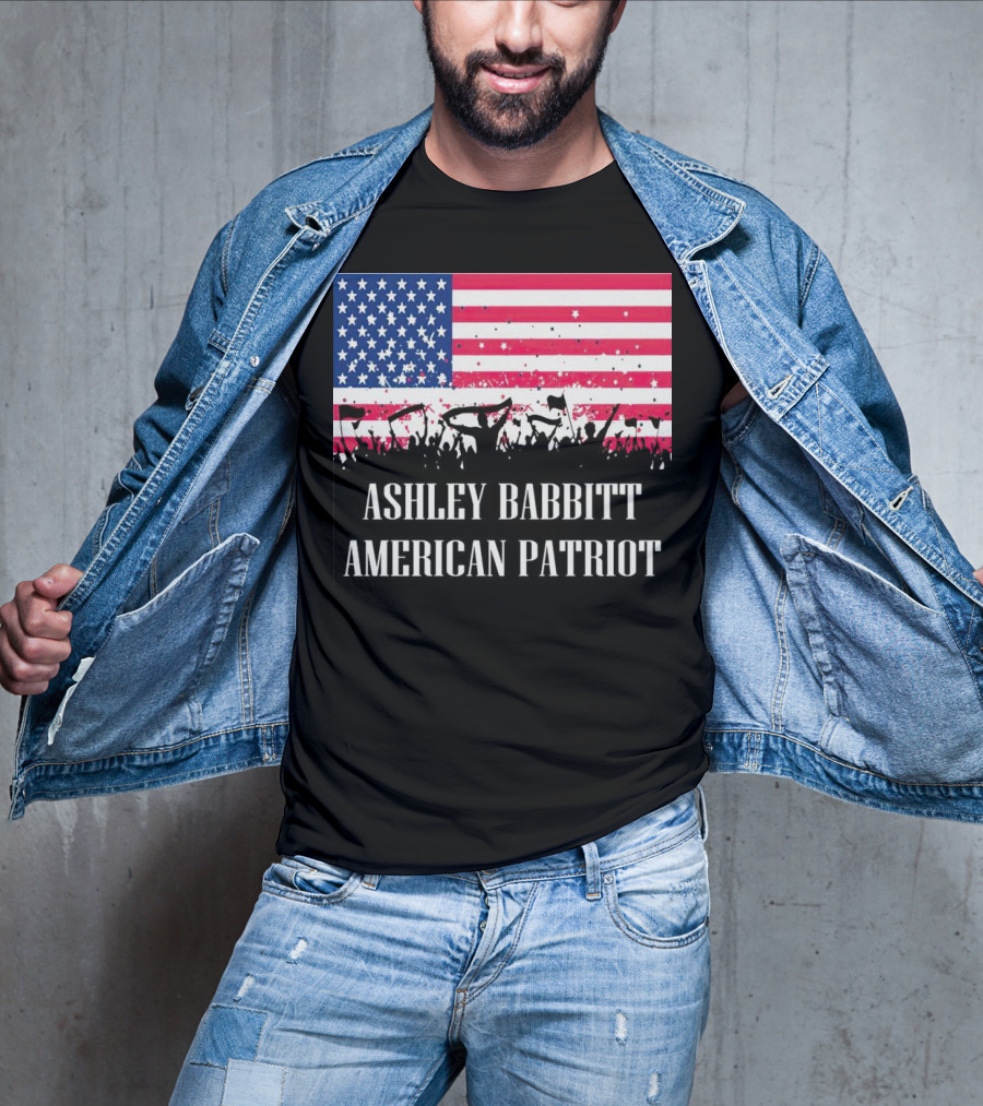 Ashley Babbitt American Patriot USA Flag Protesters T-Shirt