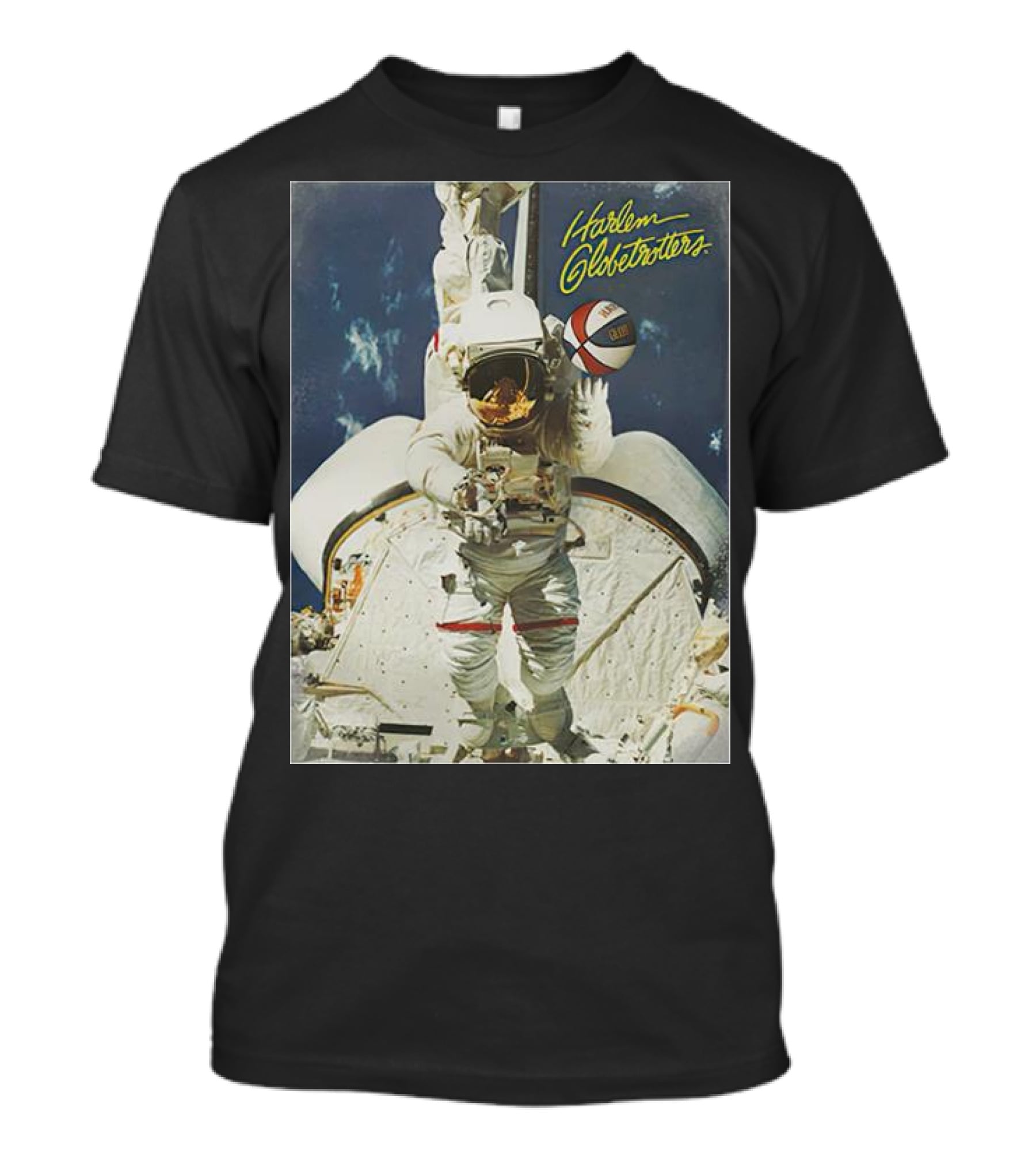 Harlem Globetrotters Astronaut Space Basketball Adventure T-Shirt