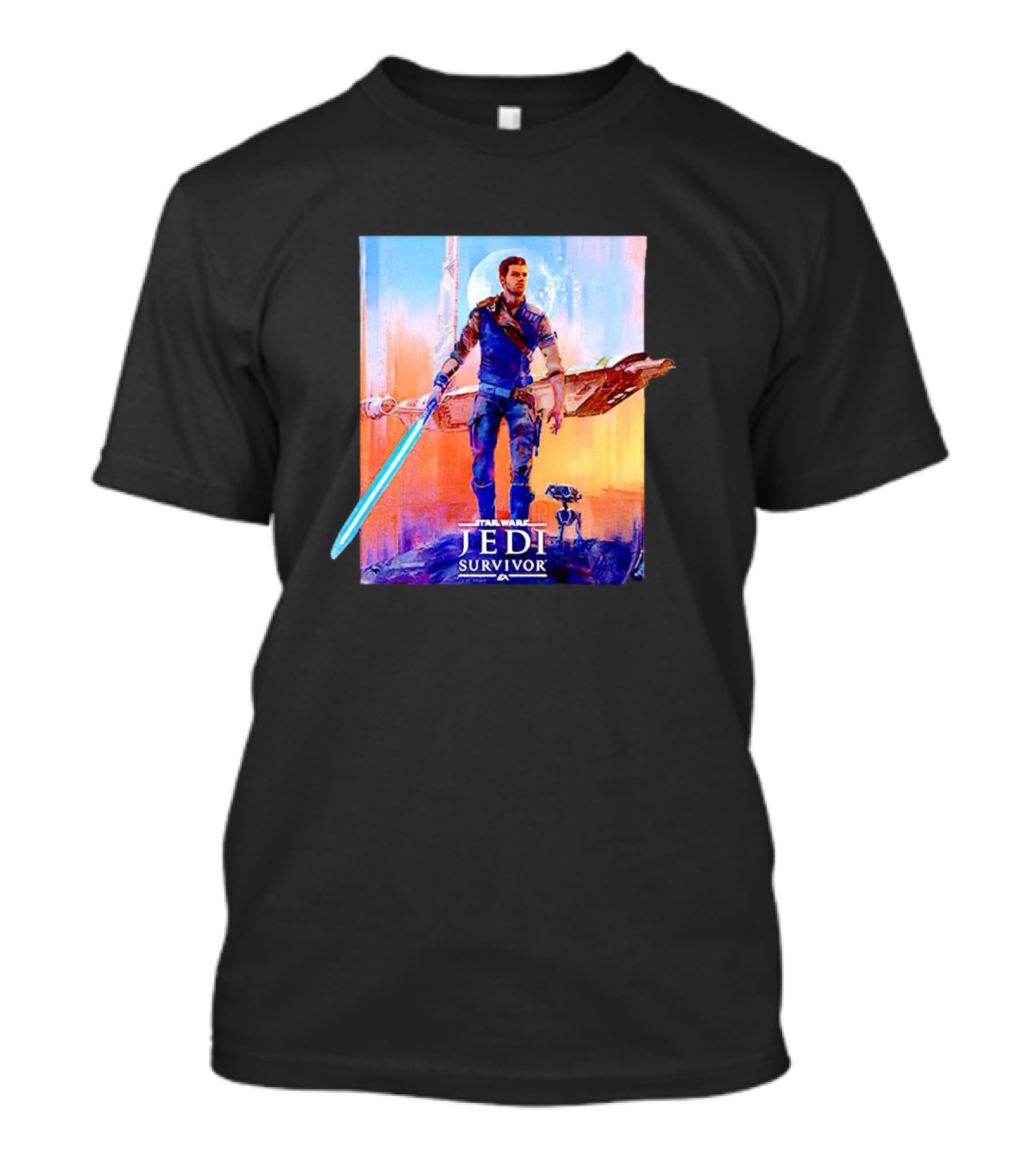 Star Wars Jedi Survivor Deluxe Edition Lightsaber T-Shirt