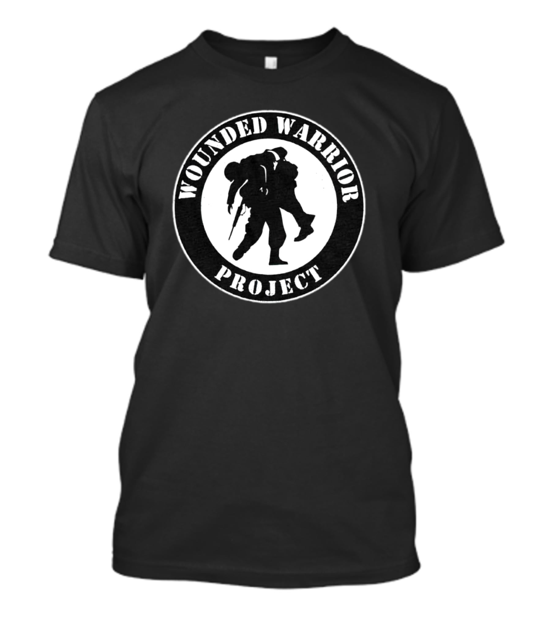 Wounded Warrior Project Logo Carrying Soldier T-Shirt