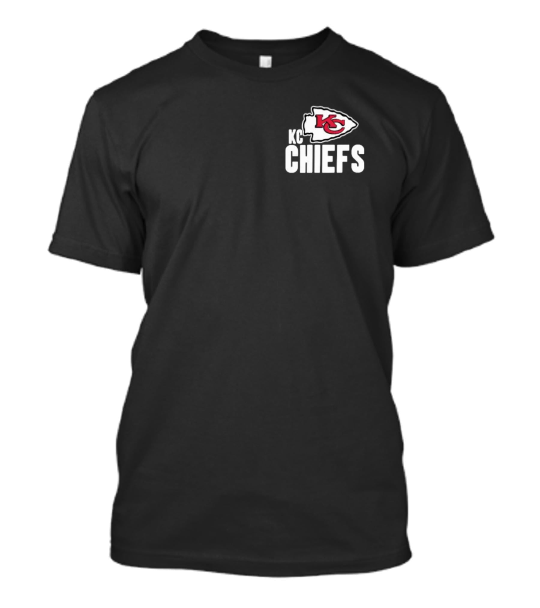 Kansas City Chiefs Anthracite Blitz Essential KC Chiefs Kingdom NFL T-Shirt