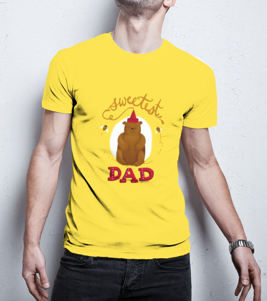Sweetest Dad Bear Fathers Day T-Shirt