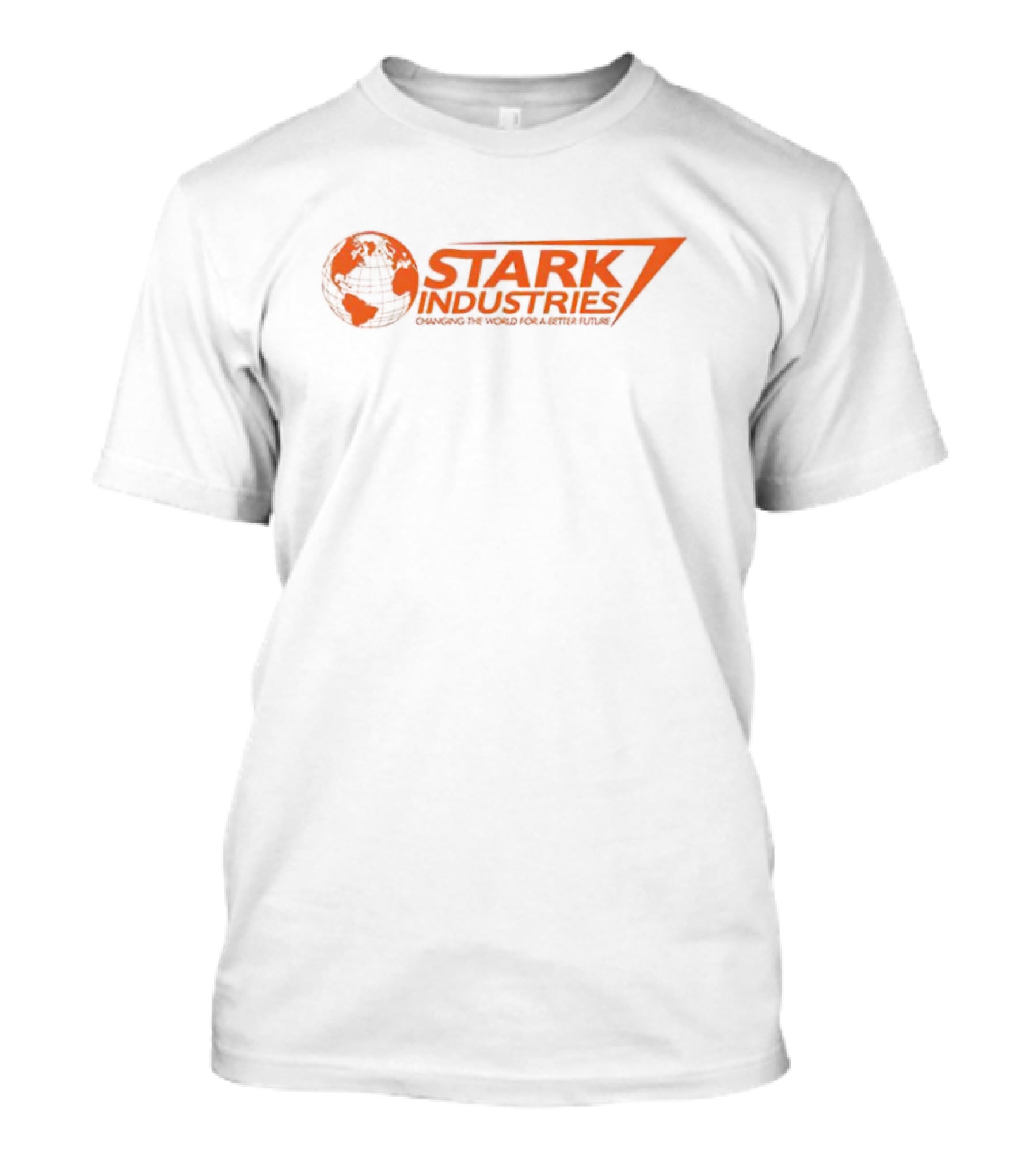 Stark Industries Changing The World For A Better Future Logo With Earth T-Shirt