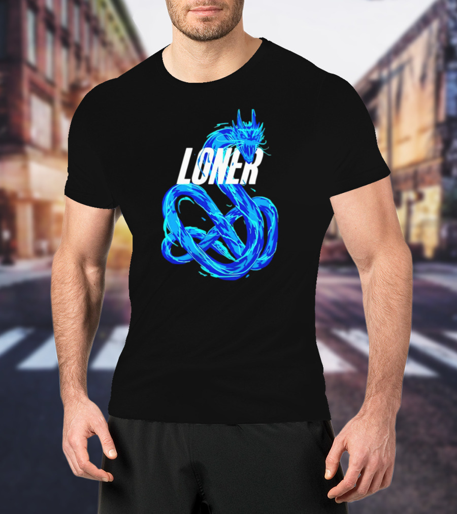 Loner Blue Dragon T-Shirt
