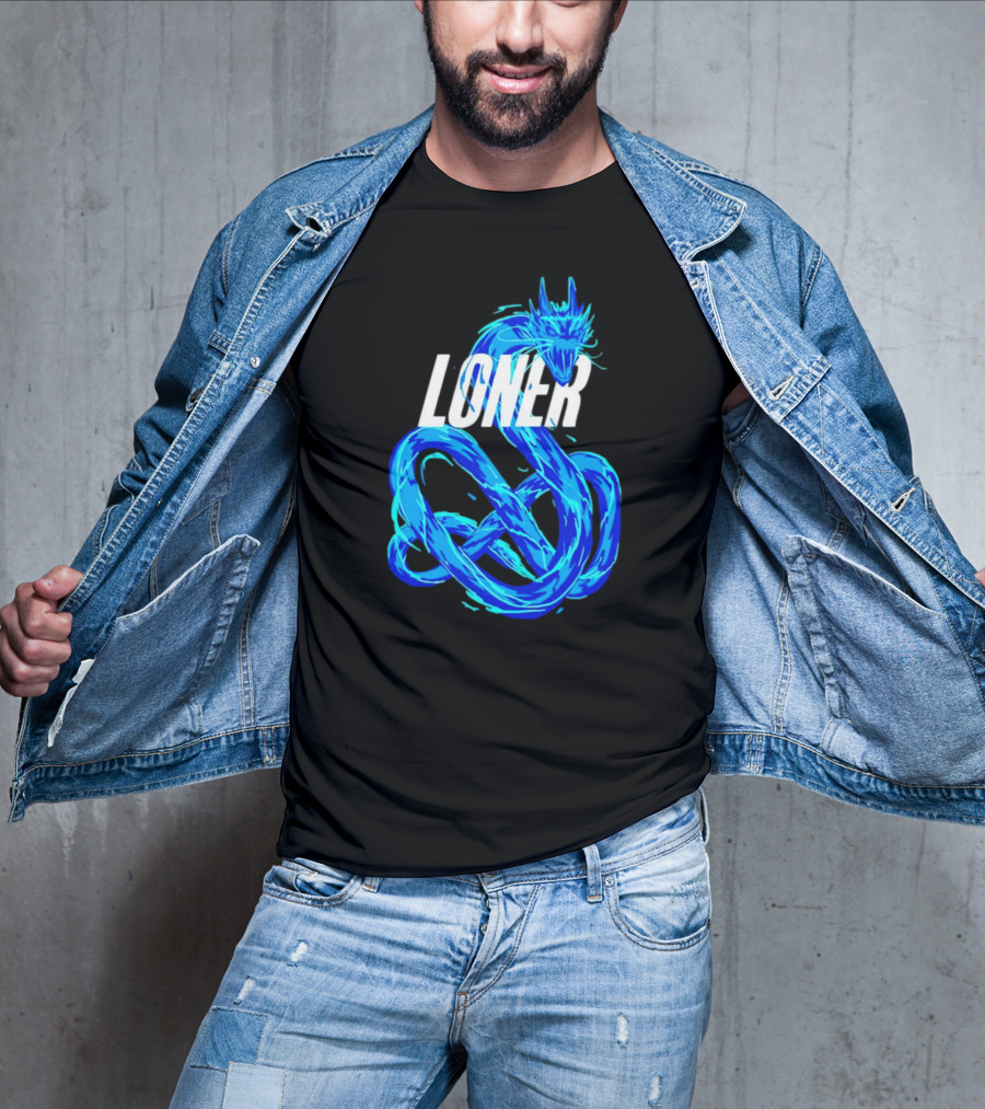 Loner Blue Dragon T-Shirt